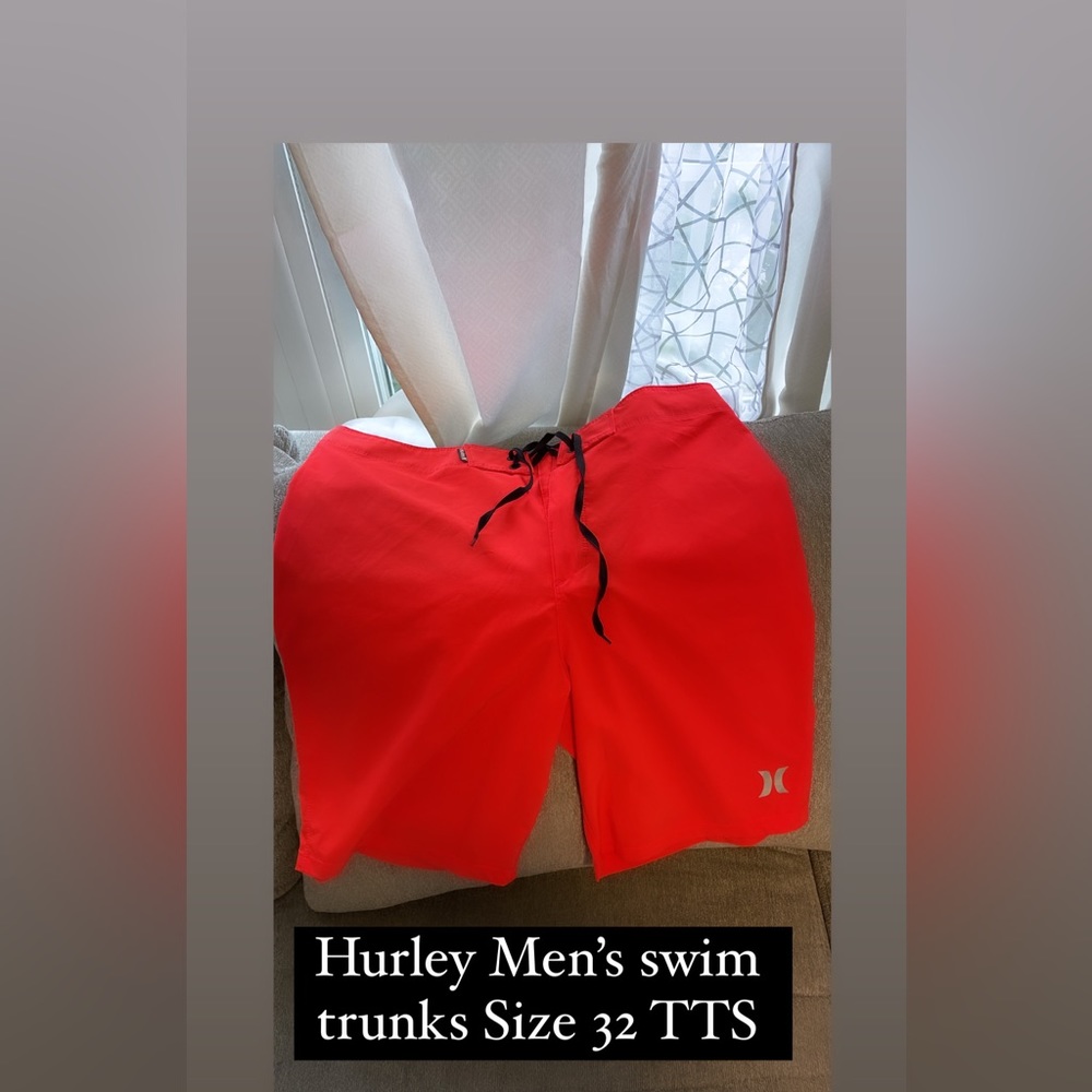 Orange swim trunks